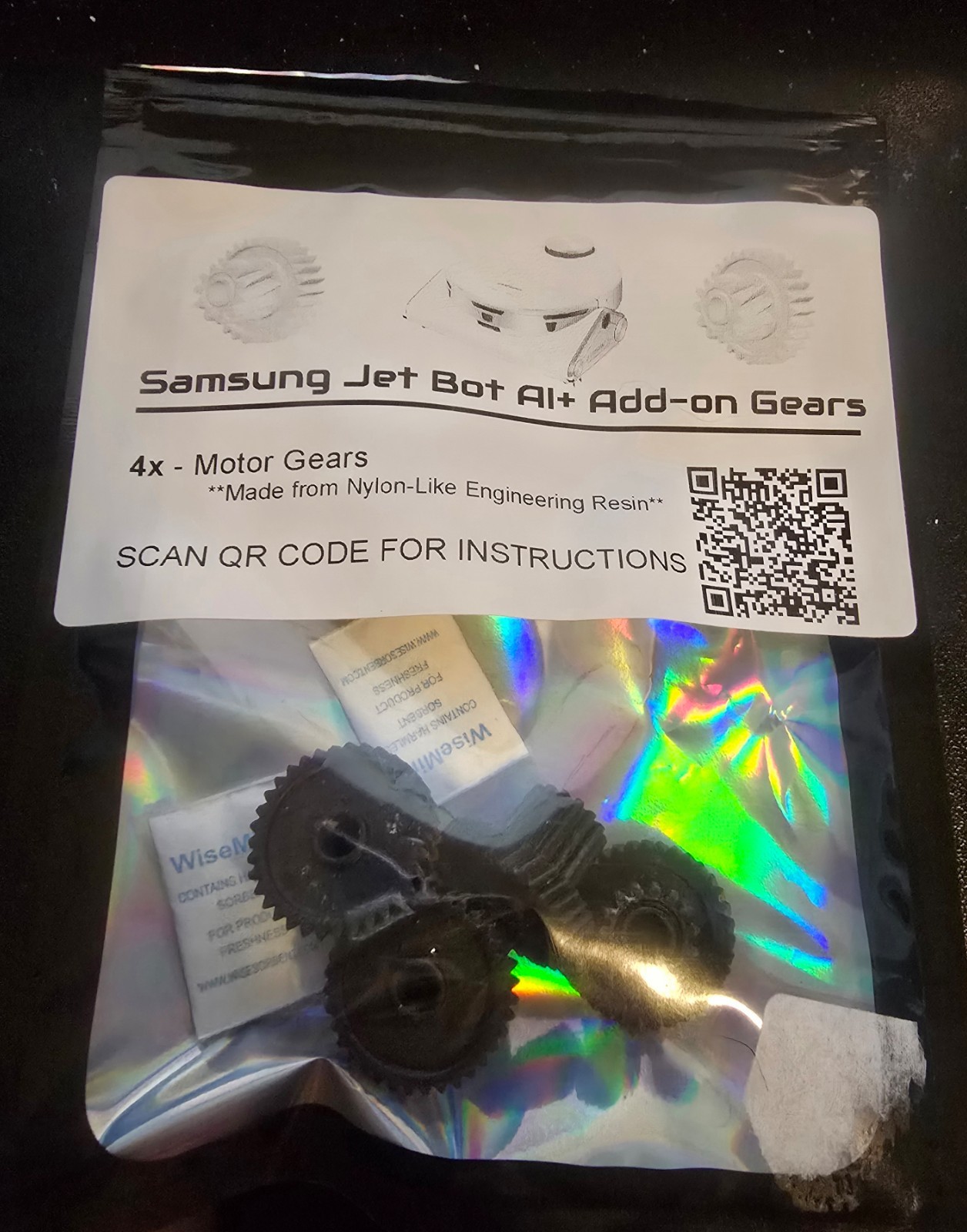 Samsung JetBot+/AI+ Wheel Spin Gear Fix Kit | FULL REPAIR + GUIDE