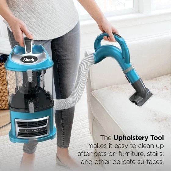 Shark NV380 Navigator Lift-Away Deluxe Upright Vacuum Large Dust Cup TruePet