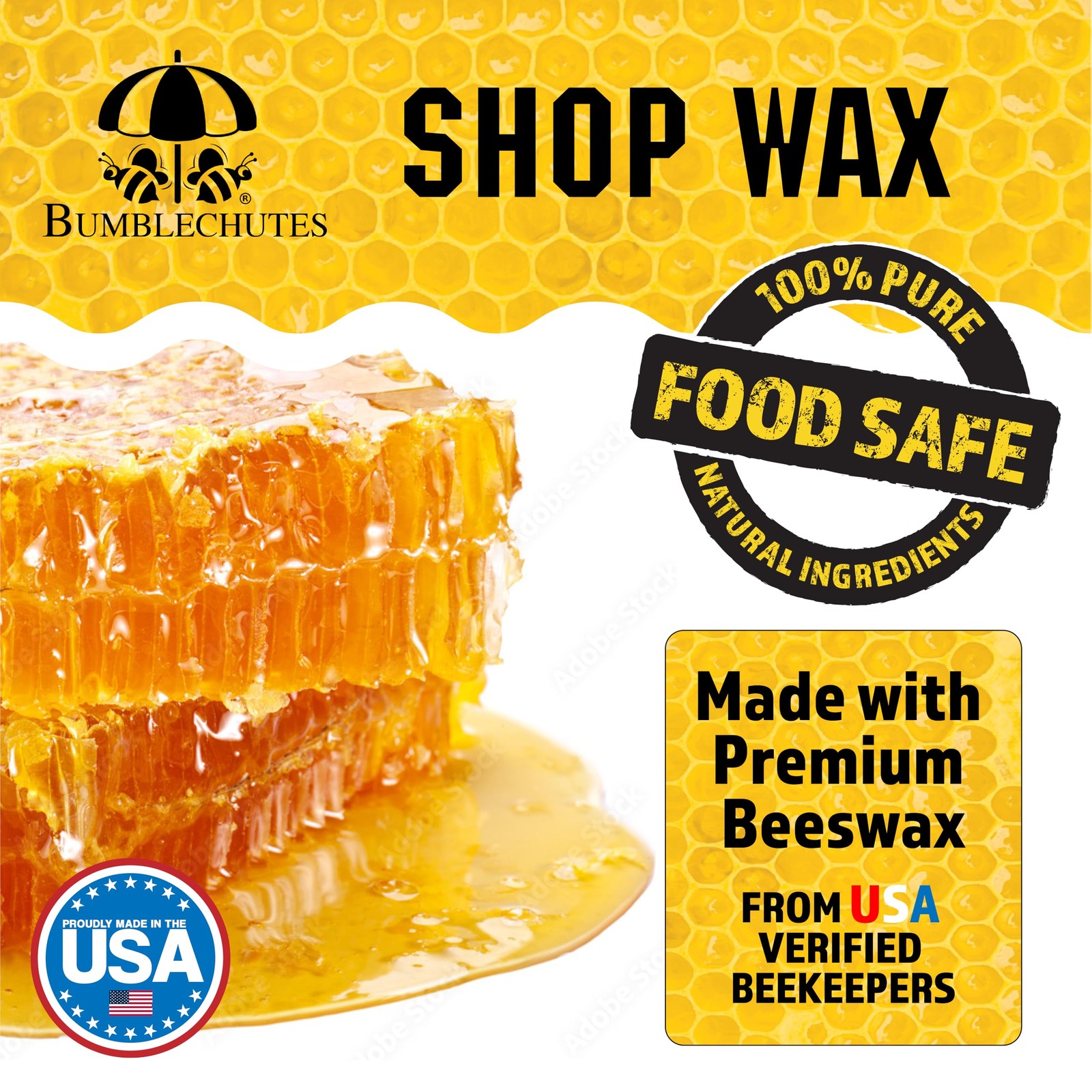 Shop Wax – All Natural Metal and Wood Wax Finish Paste 8 oz Tin