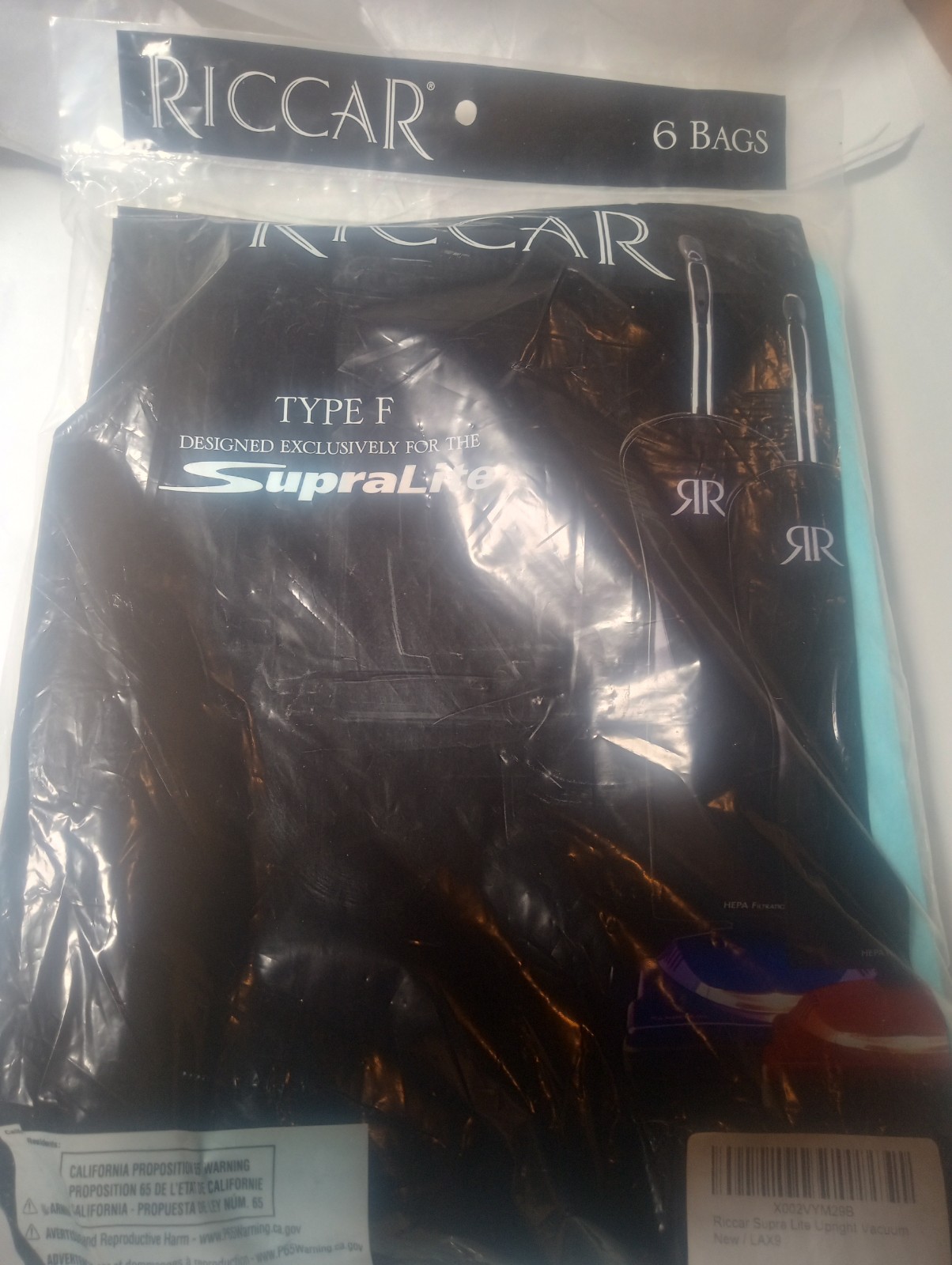 Riccar Type F Supralite Vacuum Bags Replacement ( See The Pictures For Details)