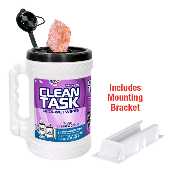 Clean Task Multi Surface Cleaning Wipes Heavy Duty Wet Towel Car Interior – 3 PK