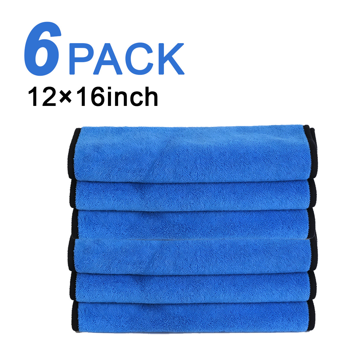 Universal Microfiber Cloth Cleaning Towel Lint Free Water Oil Absorbent 12″x16″