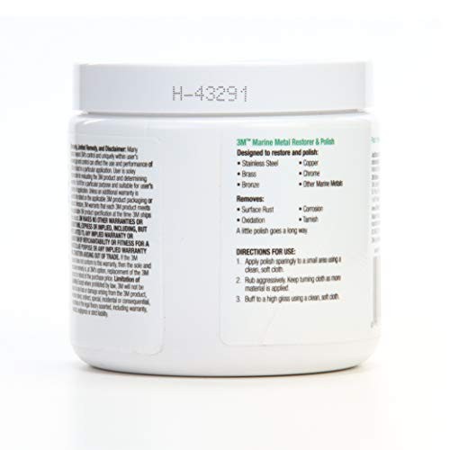 3M Metal Restorer and Polish 09019 Paste 18 oz – Rust, Corrosion, Tarnish Remove