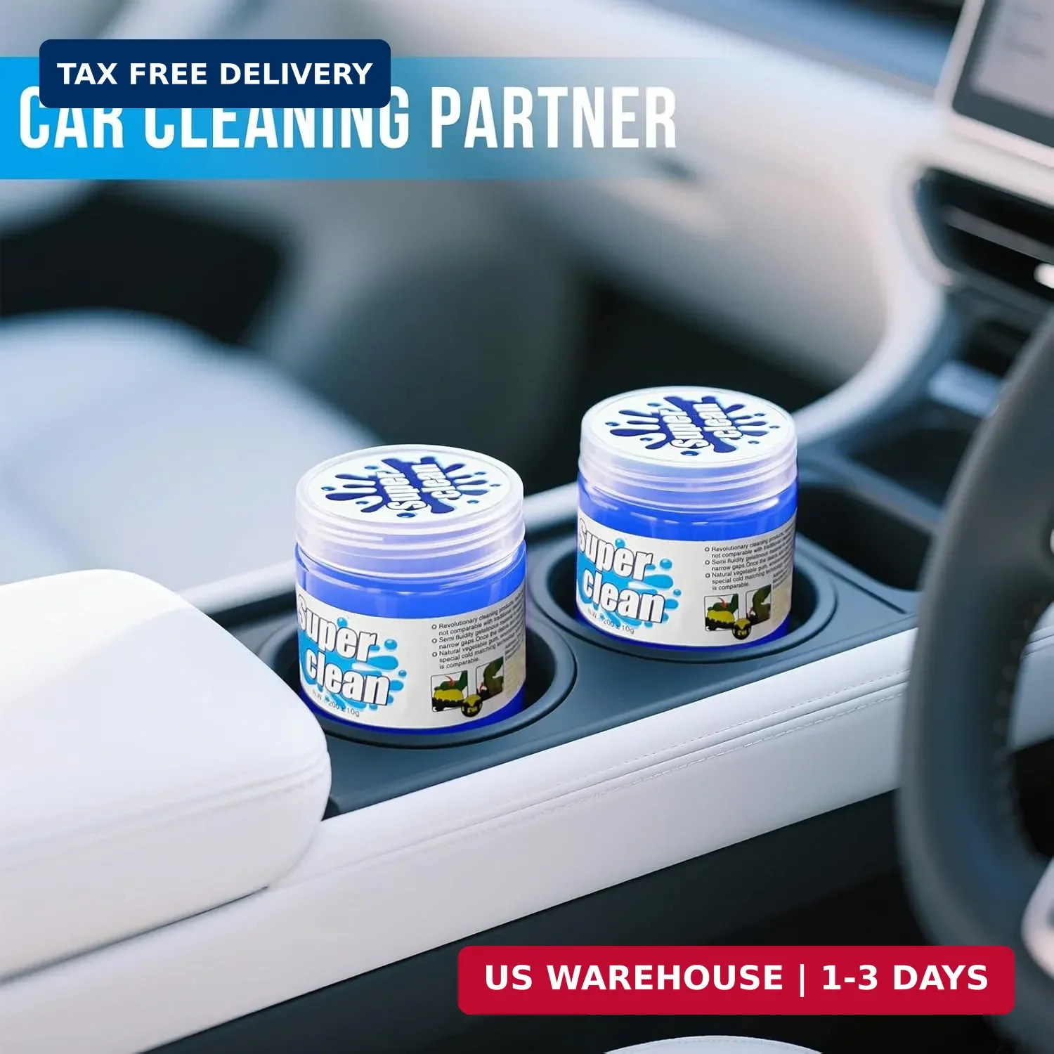Car Cleaning Gel Car Clean Detailing Putty, Universal Car Interior Cleaner Slime