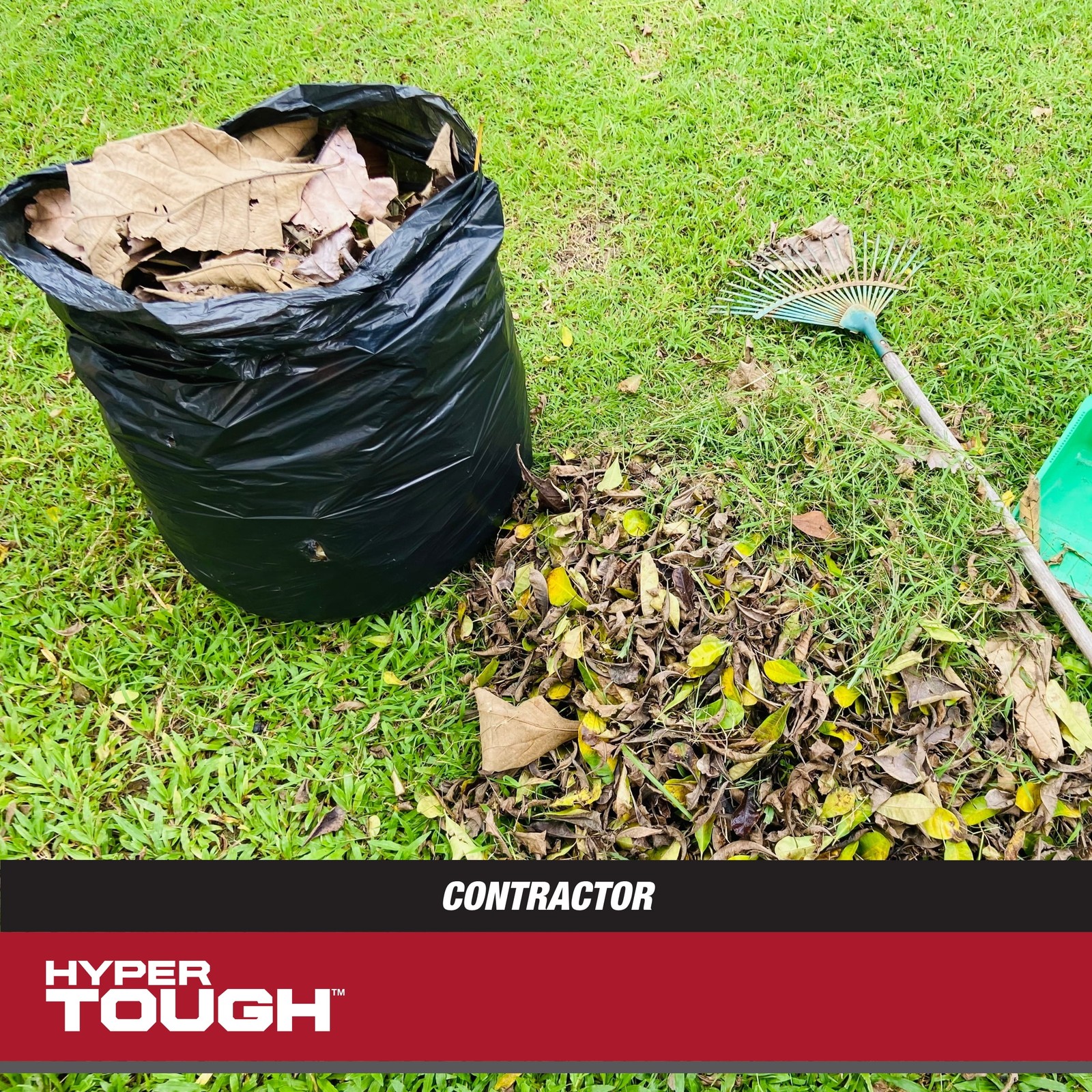 39-Gallon Drawstring Outdoor & Lawn Trash Bags, 1.1 MIL, 30 Bags