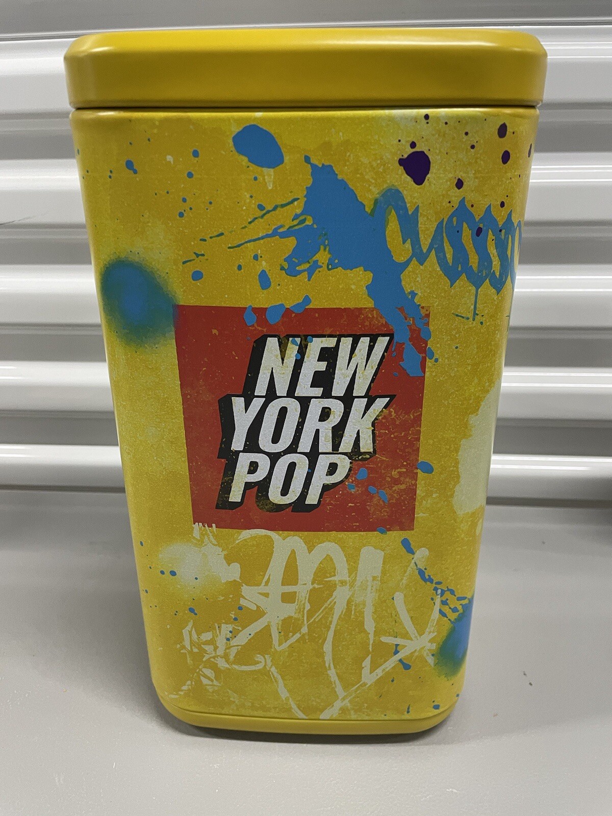 Graffiti Pop Art Trash Can /Wastebasket