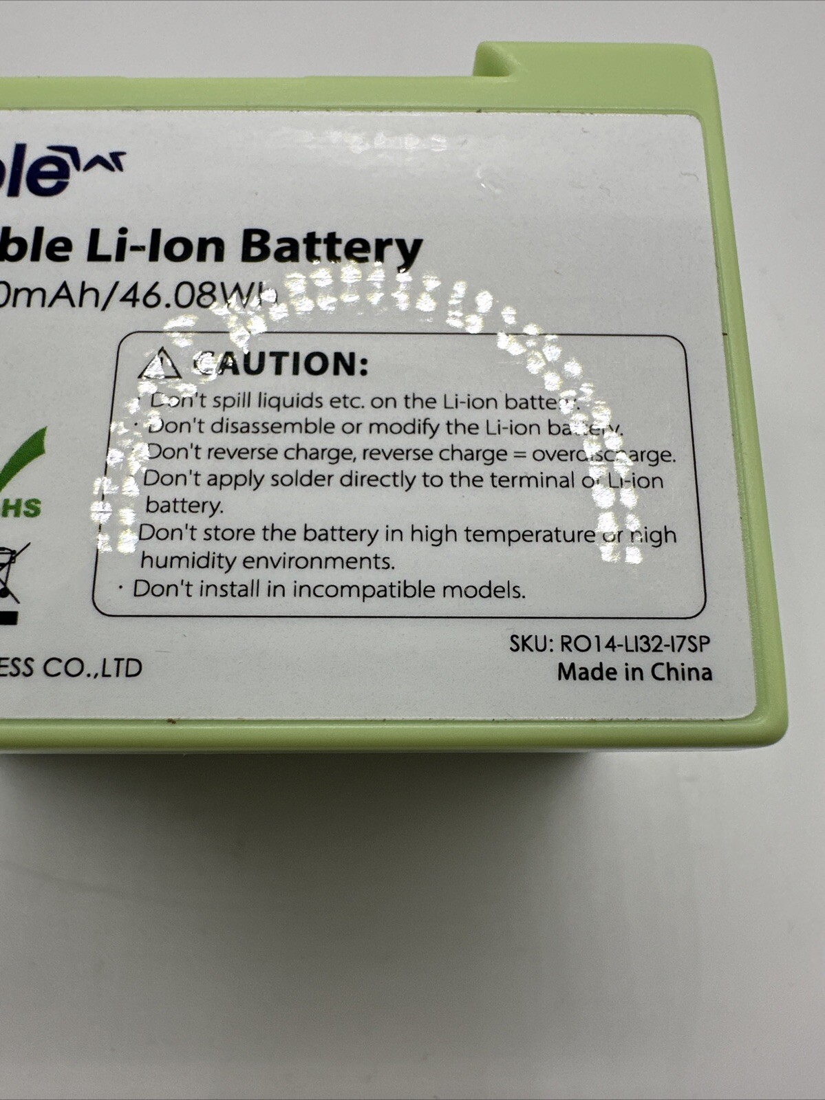 14.4V 3200mAh i7 Replacement Battery for iRobot Roomba I and E Series, Compat…