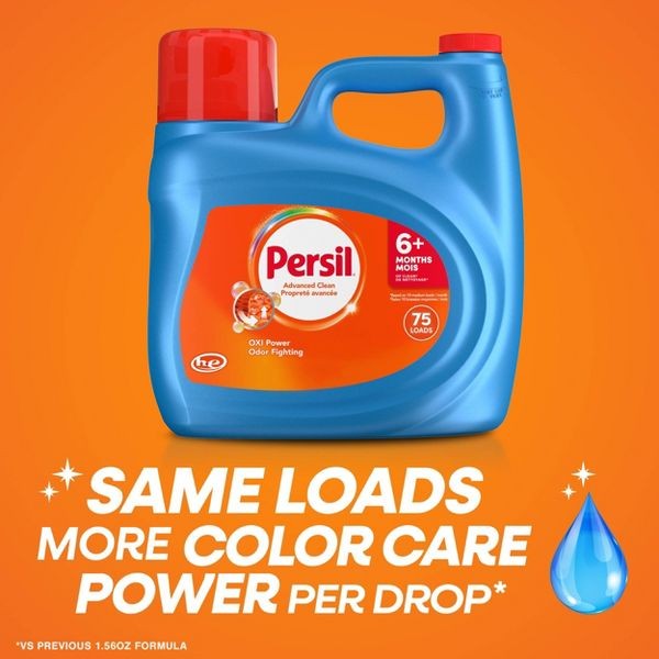 Advanced Oxi + Odor Fighting HE Deep Cleaning Liquid Laundry Detergent 75 Loads