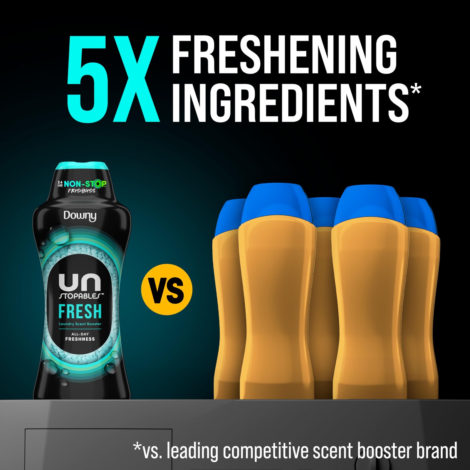 Downy Unstopables in Wash Scent Booster Beads, Fresh 24 Ounce (Pack of 1)