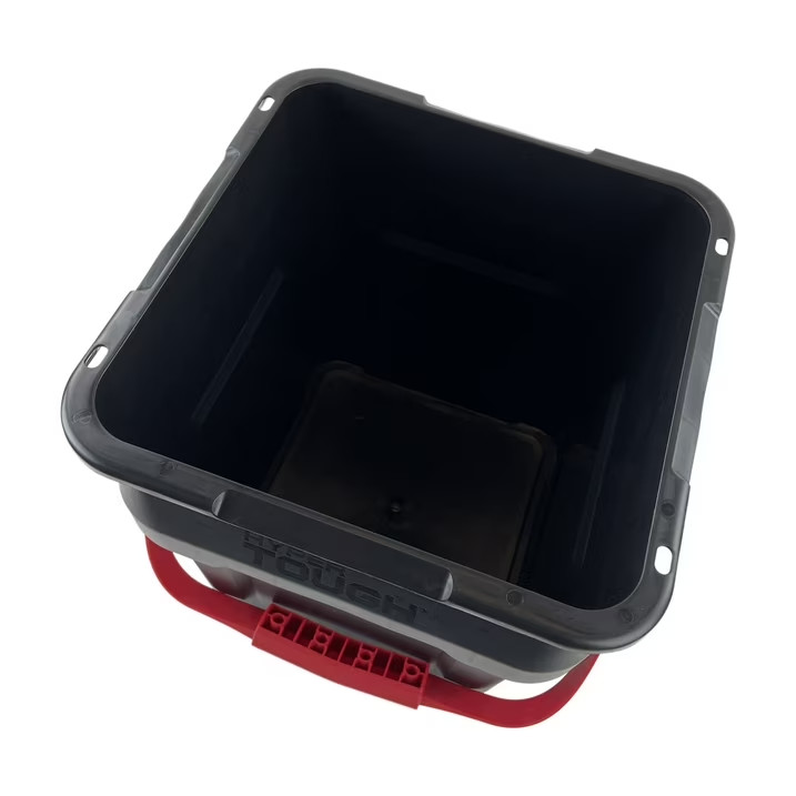 (2 pack) Hyper Tough 5 Gallon Heavy Duty Plastic Material Bucket Tote,Adult