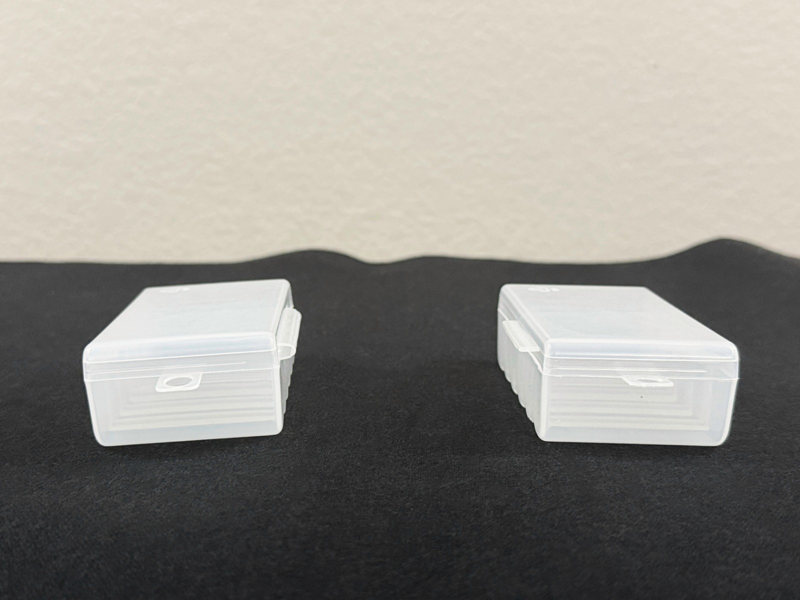 Double AA Battery Storage Box Case Holder in Clearview Color 12 Slot, 2QTY Set