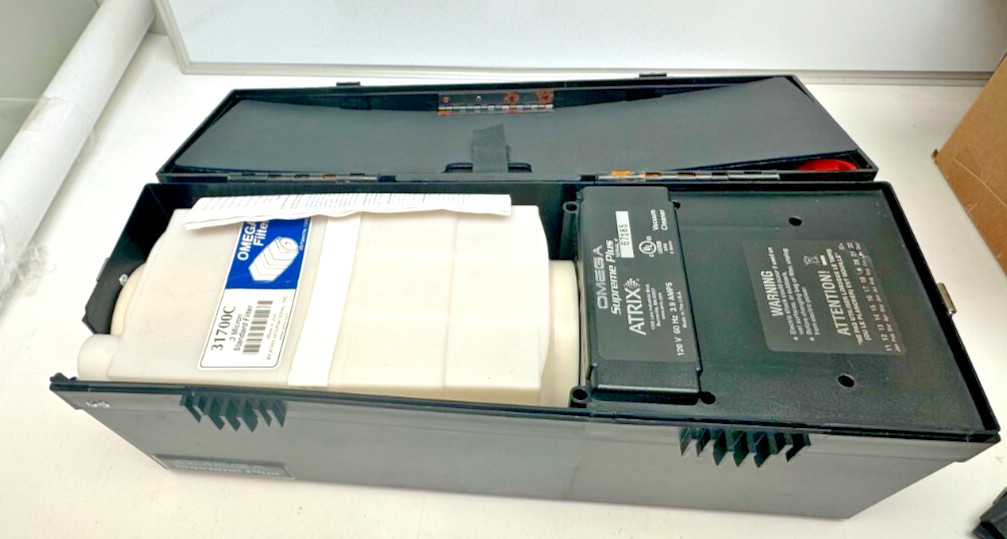 Atrix Omega Supreme Plus Electronic Vacuum Cleaner Hepa Filter With Attachments