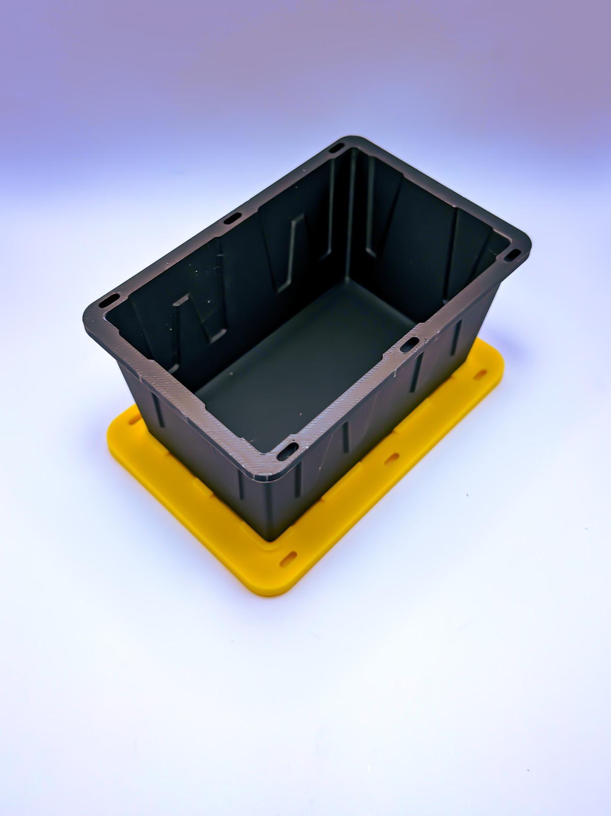 Tiny Heavy-Duty Storage Bins with Lid – Pack of 3 | Stackable Organizer Containe