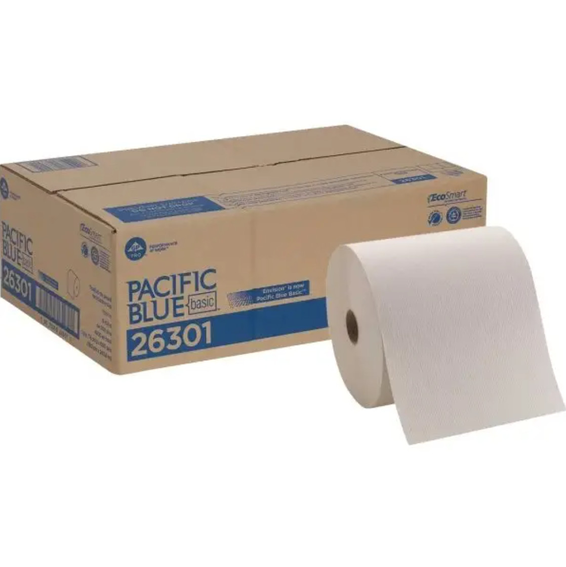 Pacific Blue Basic High Capacity Roll Paper Towels (6 Rolls-Case)
