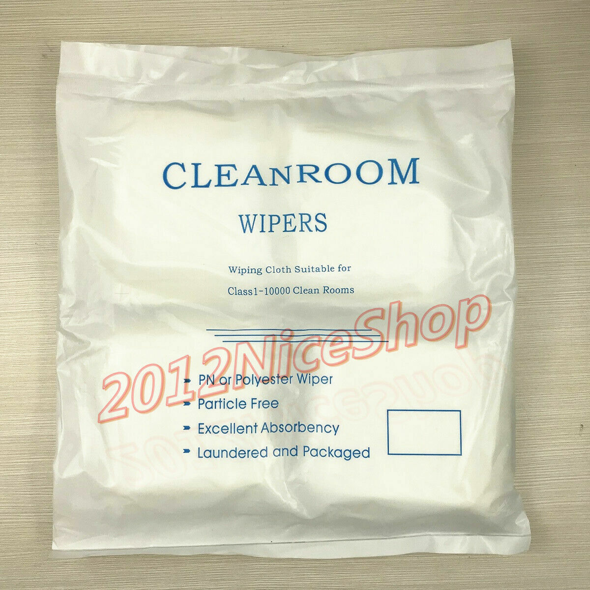 400Pcs 4″ x 4″ (10 x 10 cm) White Dustless Cleanroom Wiper Wiping Cloth Particle