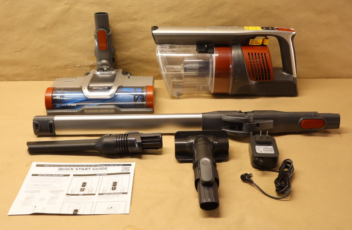 Shark UZ355H Pet Pro Cordless Upright Vacuum, PowerFins Brushroll, and MultiFLEX