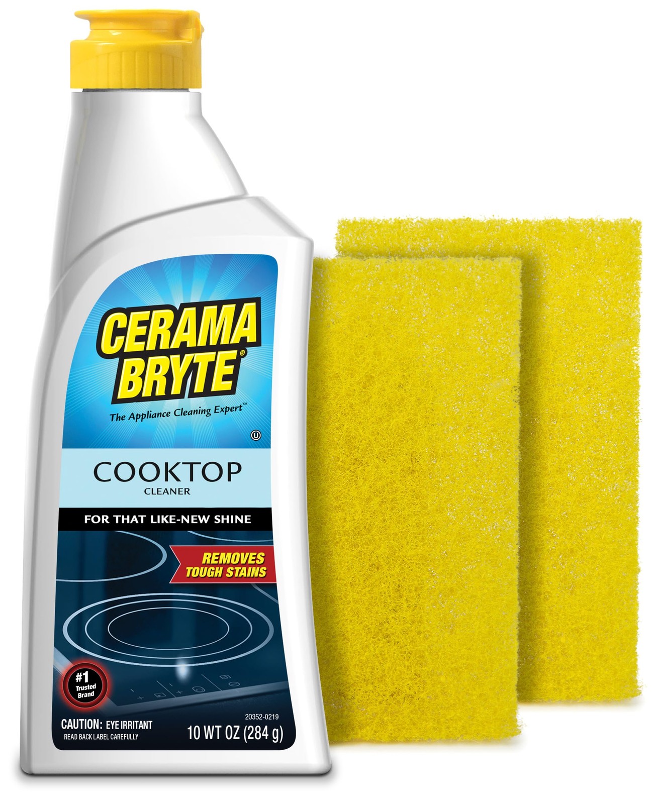 Cerama Bryte Combo Kit Pads & Removes Tough 10 Ounce (Pack of 1), 3 Pack