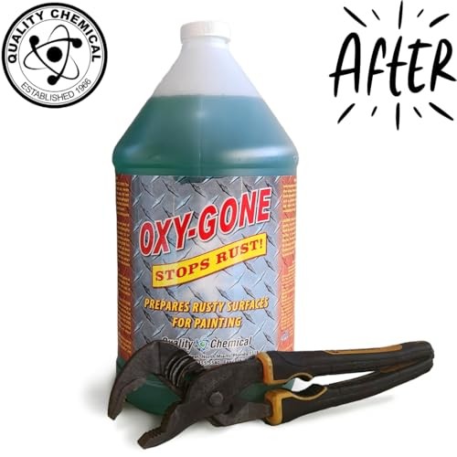 Quality Chemical Oxy-Gone Rust Remover Metal Treatment Paint Prep 1 Gallon 128oz