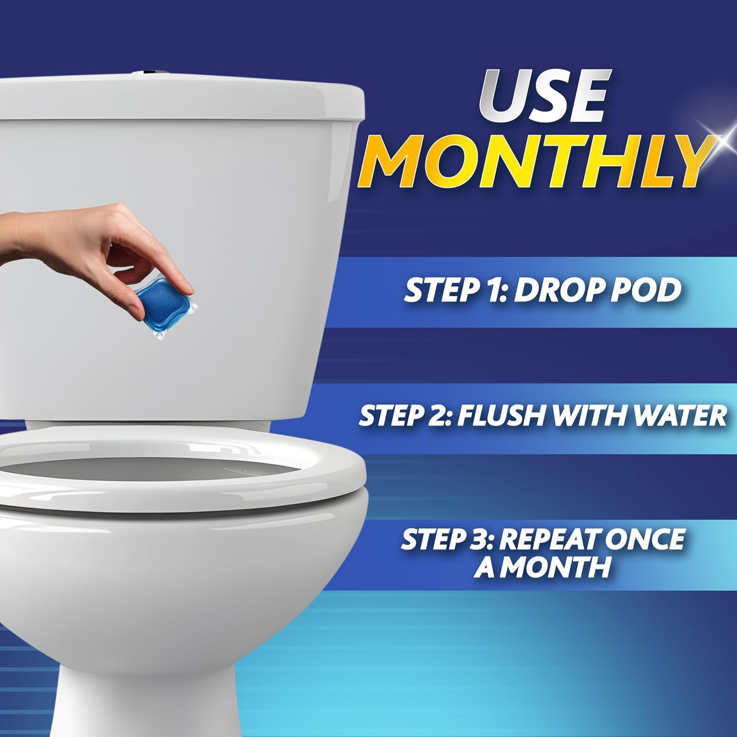RIDX Septic Tank Treatment Pods – 6 Month Supply, Dual Action Enzymes and Bac…