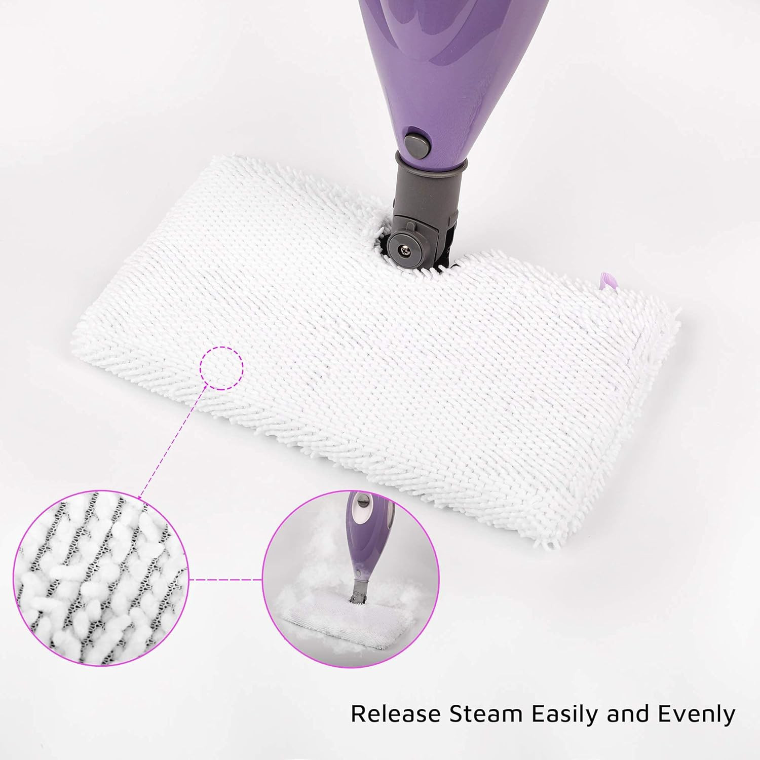 Flammi Steam Pocket Mop Replacement Pads for Shark S3500 Series S3501 S3601 S355