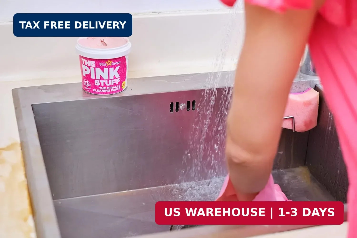 Stardrops The Pink Stuff Cleaning Paste 500g, Multi Purpose Cleaner for Kitchen,
