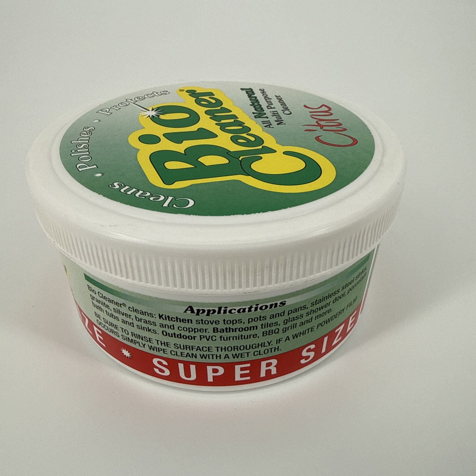 Bio Cleaner Citrus Natural Multi-Purpose Cleaner 10.5oz Super Size No Sponge LG