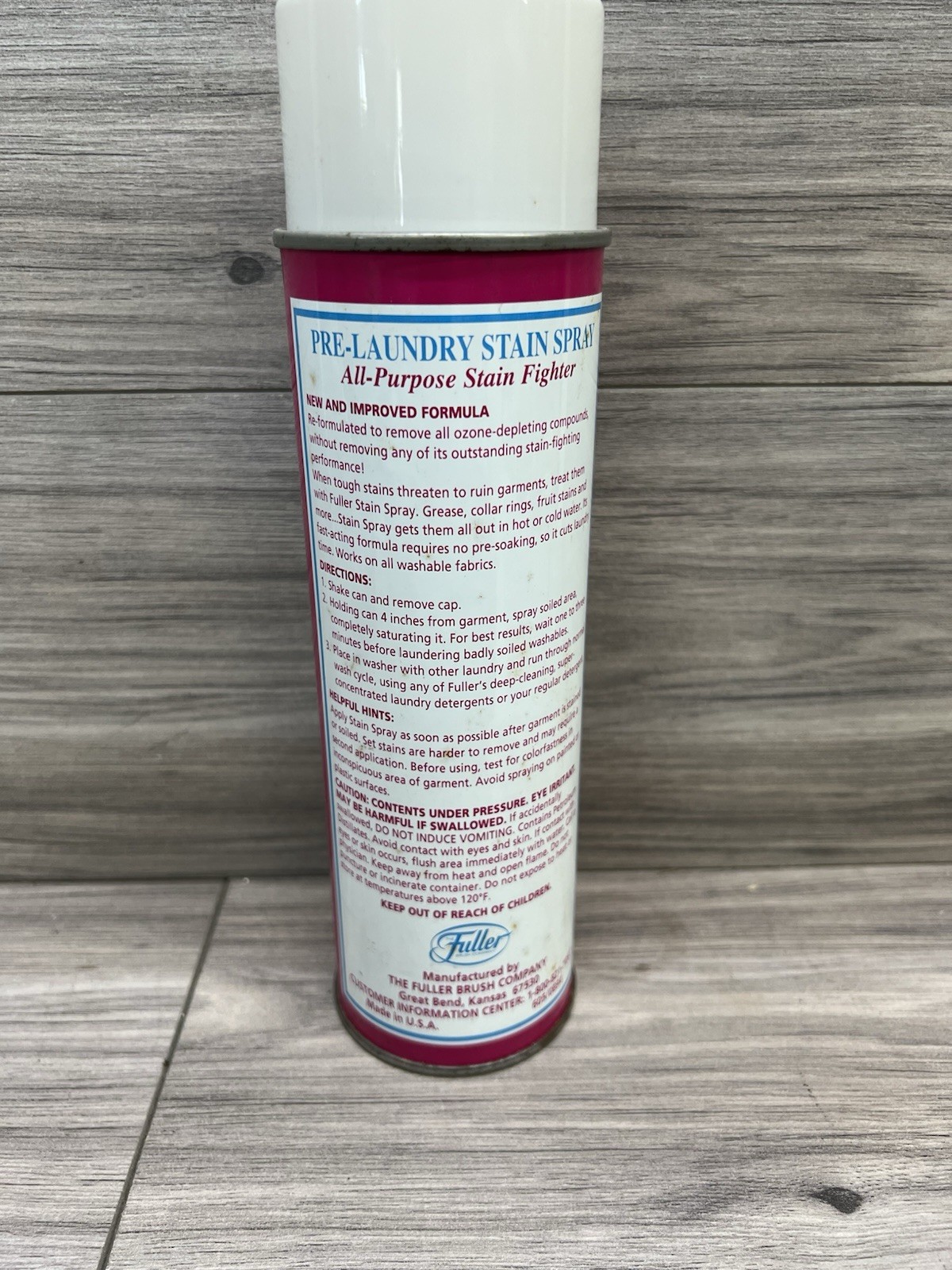 FULLER Pre-Laundry Stain Spray, 18oz. Vintage RARE