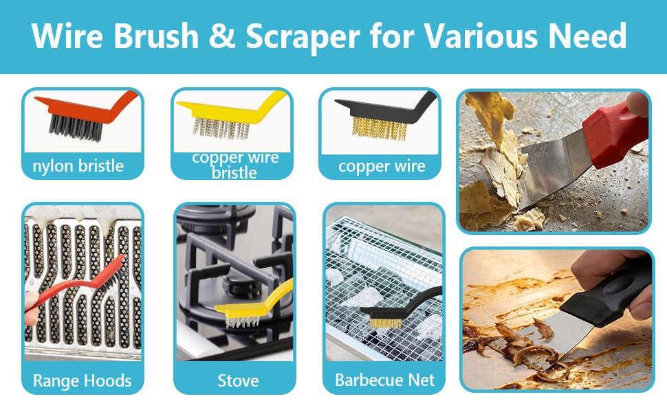 15PCS Cleaning Brush Cleaning Supplies, Hard Bristle Crevice Cleaning Brush