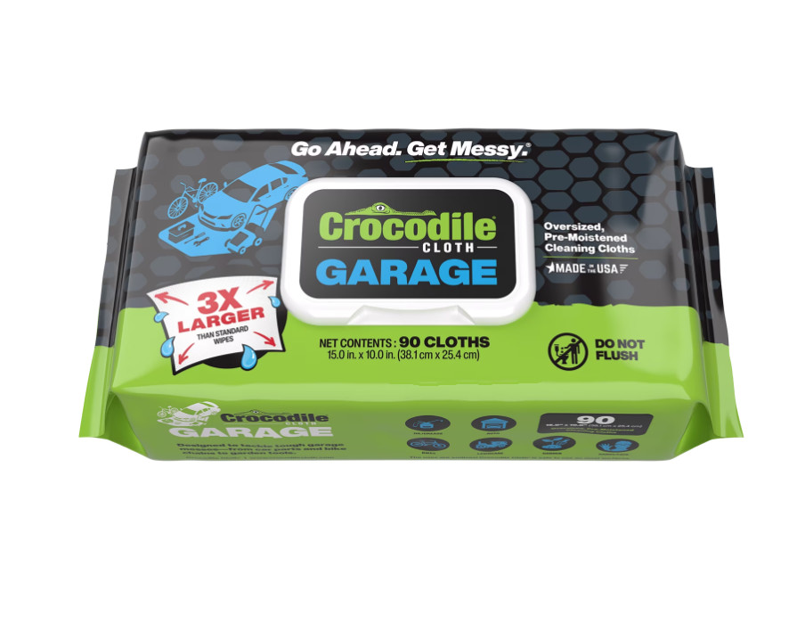 Crocodile Cloth Original Cleaning Wipes, Heavy-Duty Multi-Surface Hand & Tool