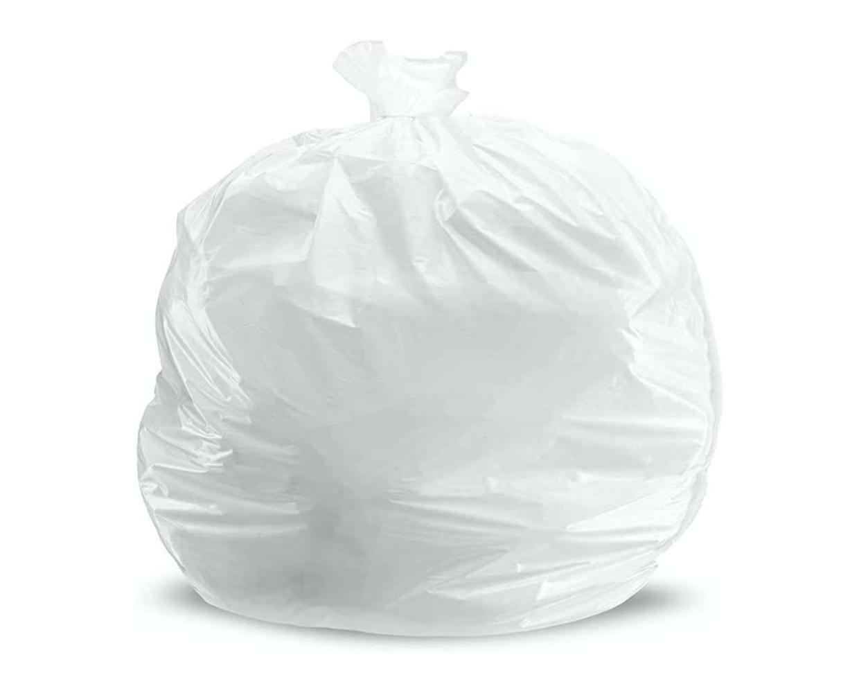 Plasticplace 13 Gallon VALUE LINE White Trash Bags 0.7 Mil (180 Count)