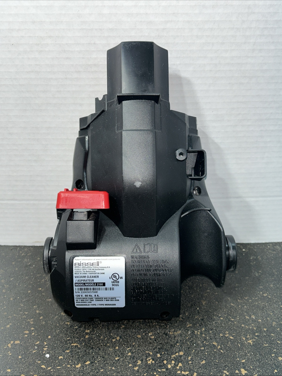 Bissell Powerforce Helix Model #2191 – Motor Housing Base part only BVB1P007042