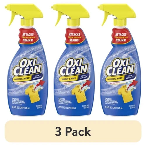 OxiClean Laundry 21.5oz Stain Remover pack of 3