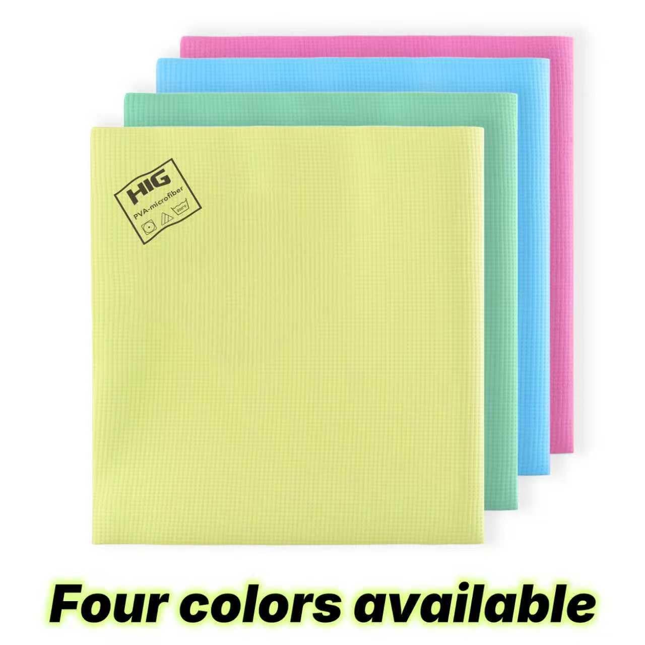 PVA Microfiber Cleaning Towels, Streak Free Shine, Ultra Absorbent, 5 Pack