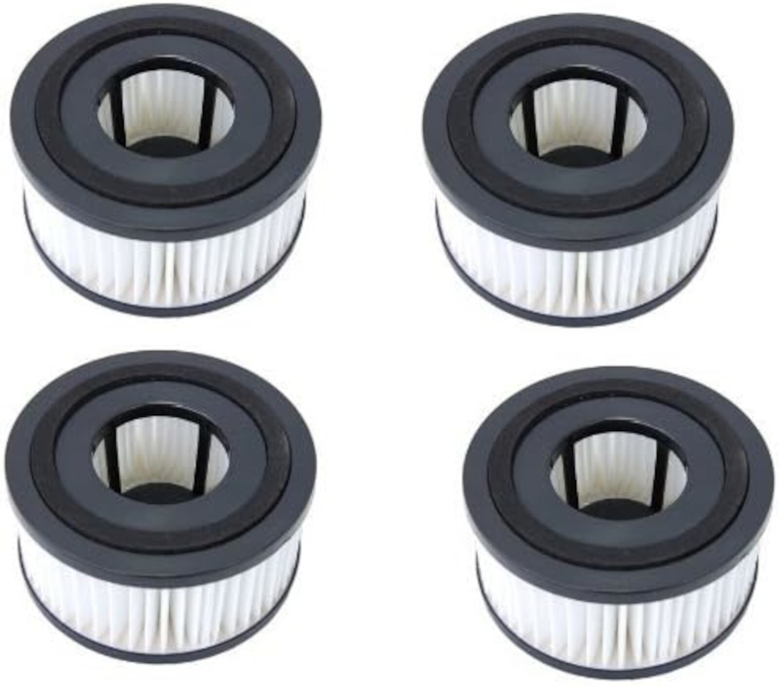 4x HQRP Washable and Reusable Filters for Dirt Devil F15 / F-15 Replacement