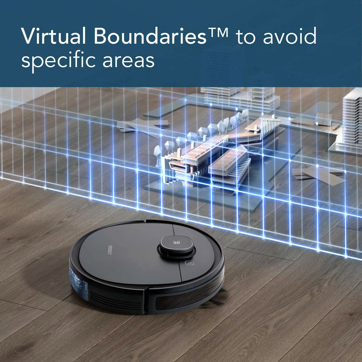 Ecovacs DEEBOT OZMO 920 – 2 In1 Mopping Robotic Vacuum with Laser Navigation