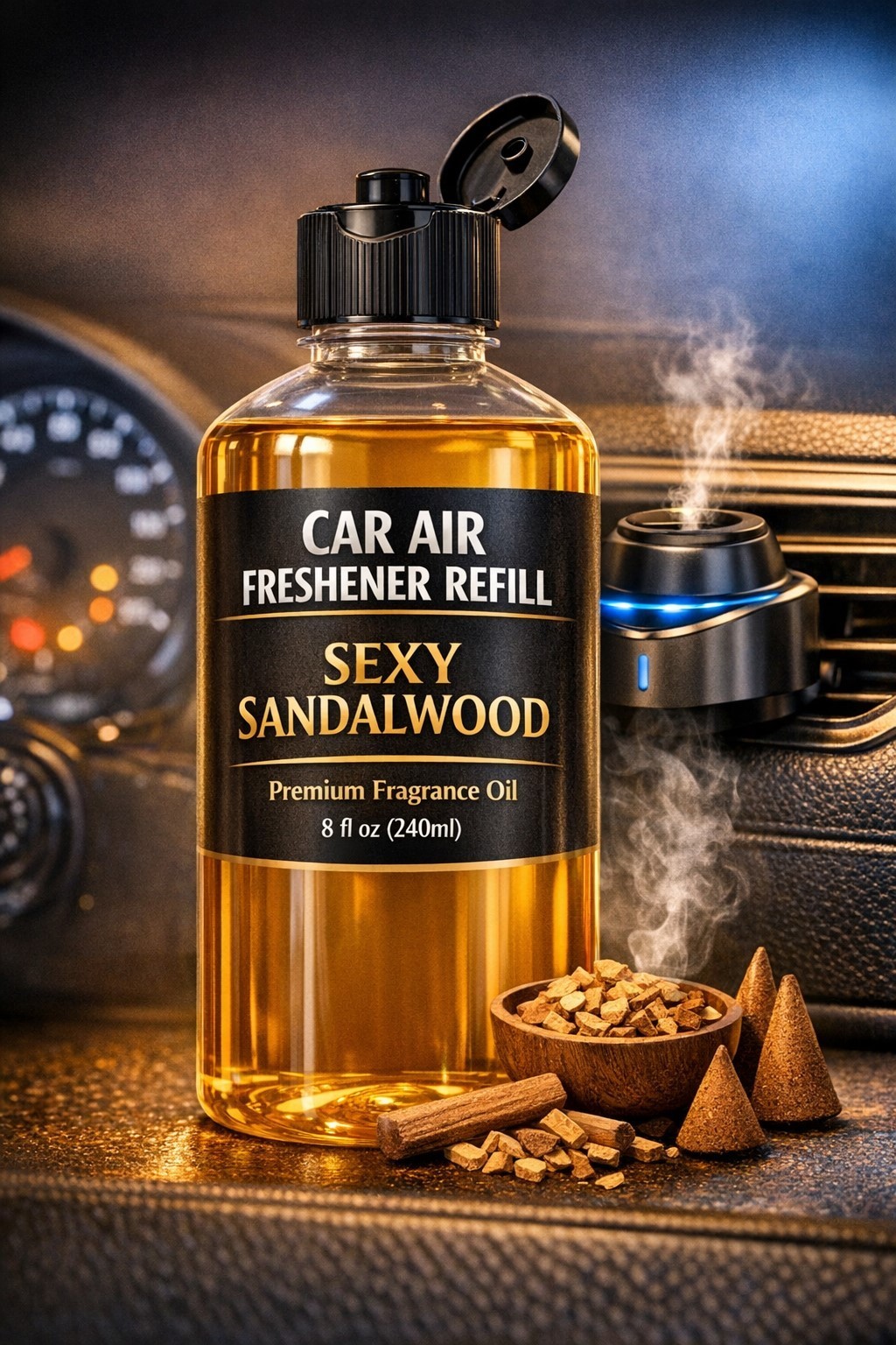 Car Air Freshener Refill – Smart Car Fragrance Diffuser Sexy Sandalwood