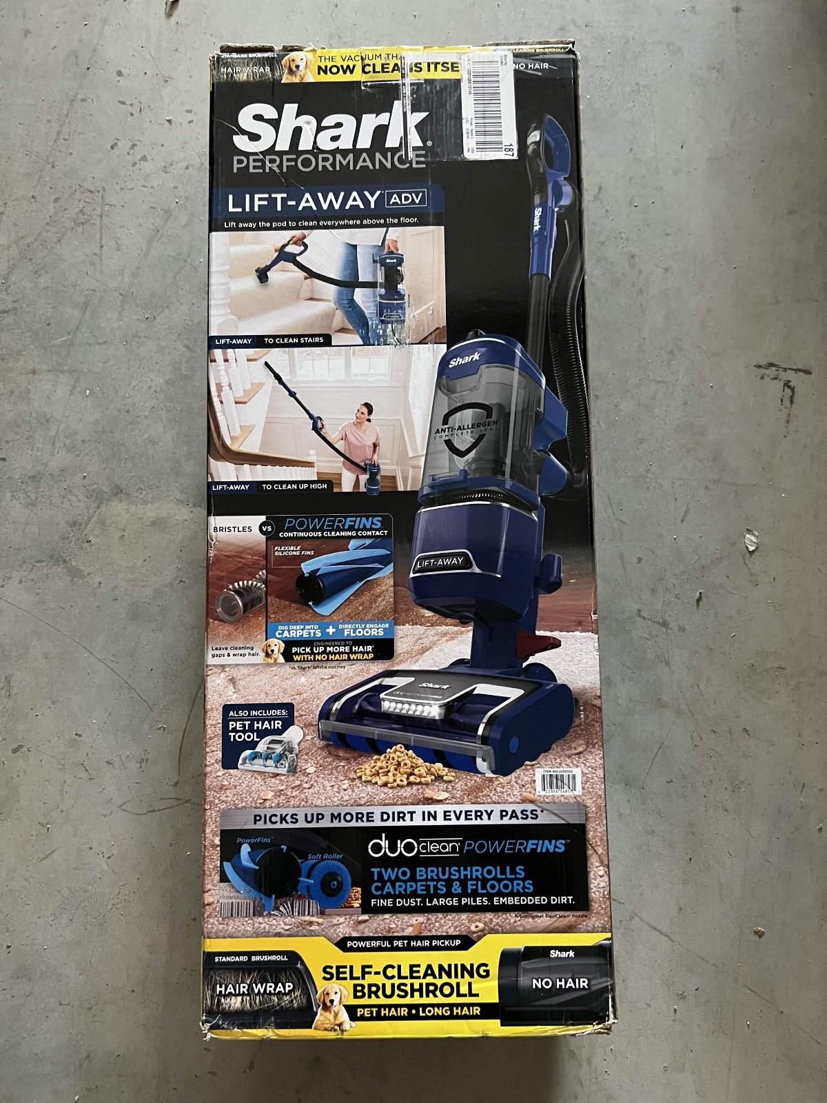 NEW Shark Performance Lift-Away ADV Upright Vacuum UV850