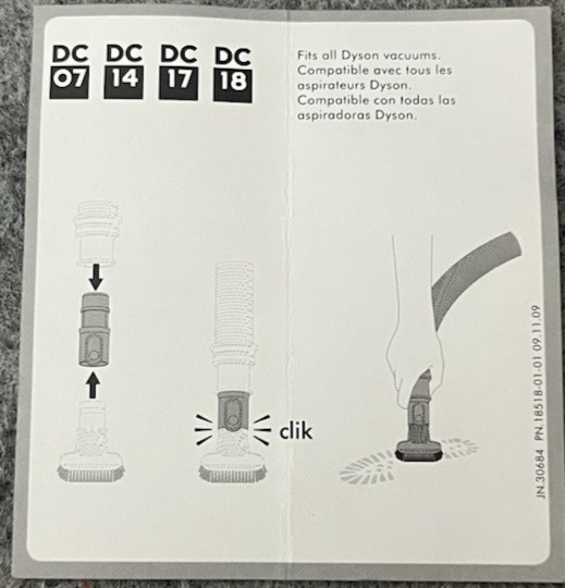 NEW Dyson Flexi Crevice Tool Genuine Attachment for All Dyson Models OEM Part