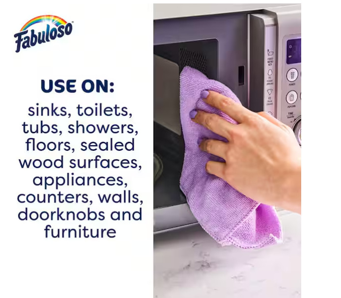 Fabuloso Lavender 2X Concentrated Multi-Purpose Cleaner, 128 oz (2-Pack)