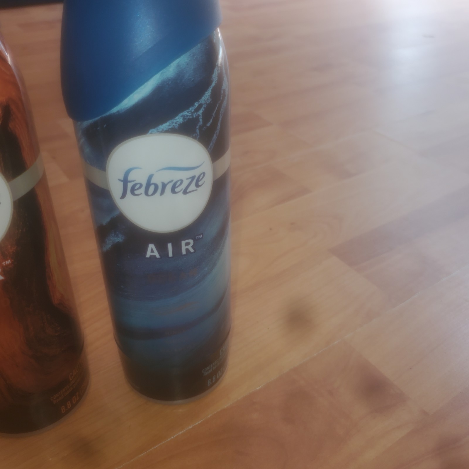 Febreze Air Spray Ocean & Wood Air Fresheners 8.8oz 80% Full