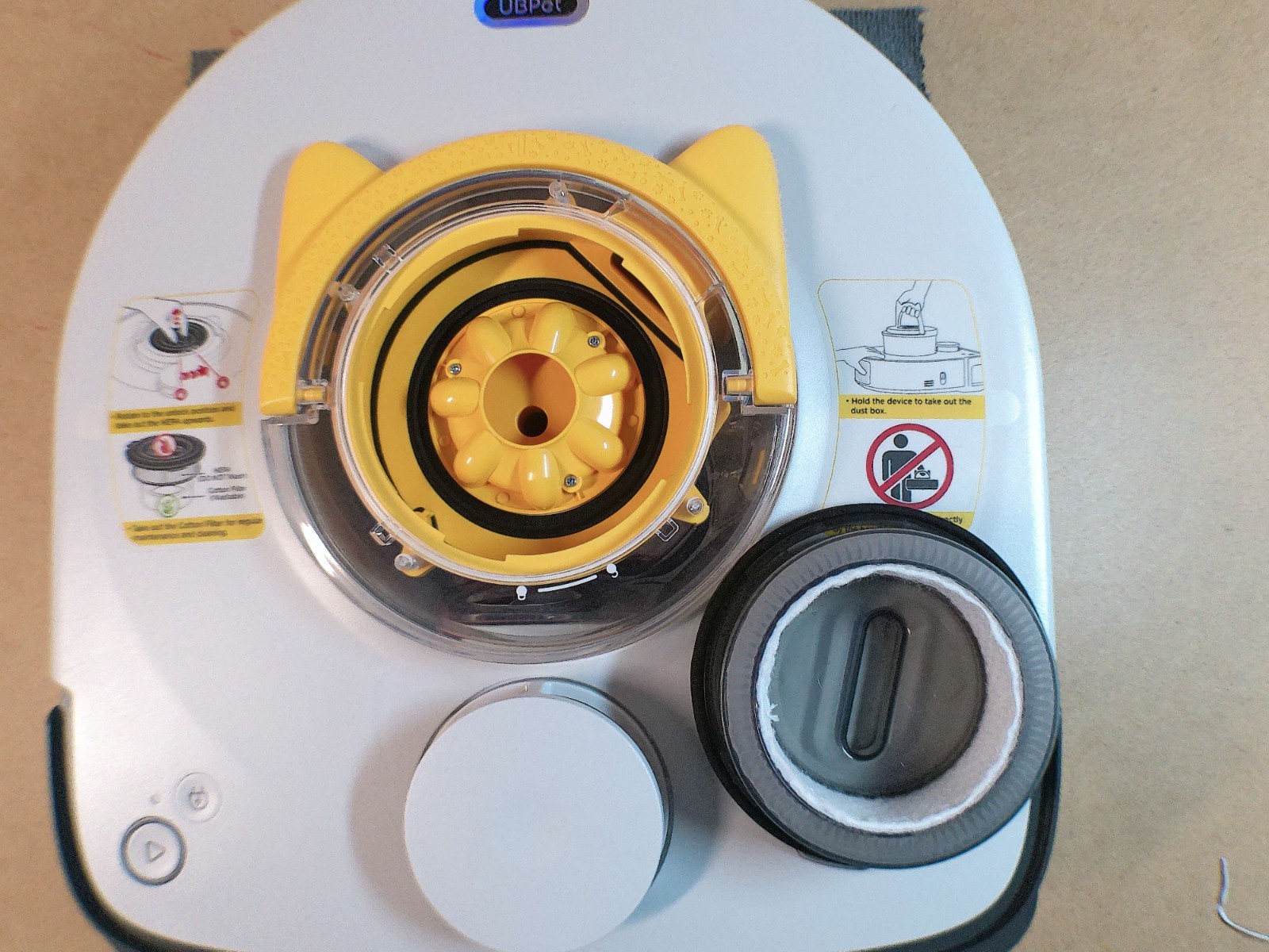 UBPet 22,000Pa Cyclone Robot Vacuum for Pet Hair & Carpet WiFi/App control