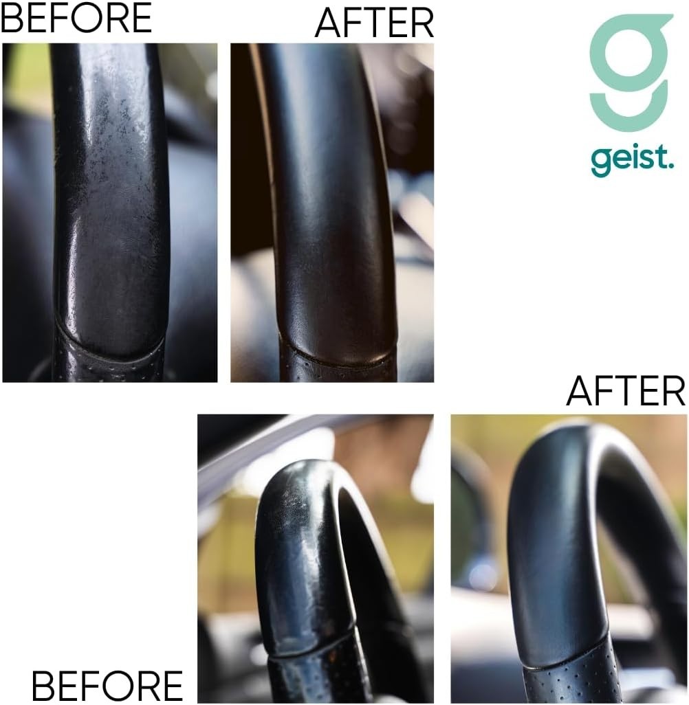 Black Steering Wheel Restoration Kit – Degrease, Repair & Refresh Leather