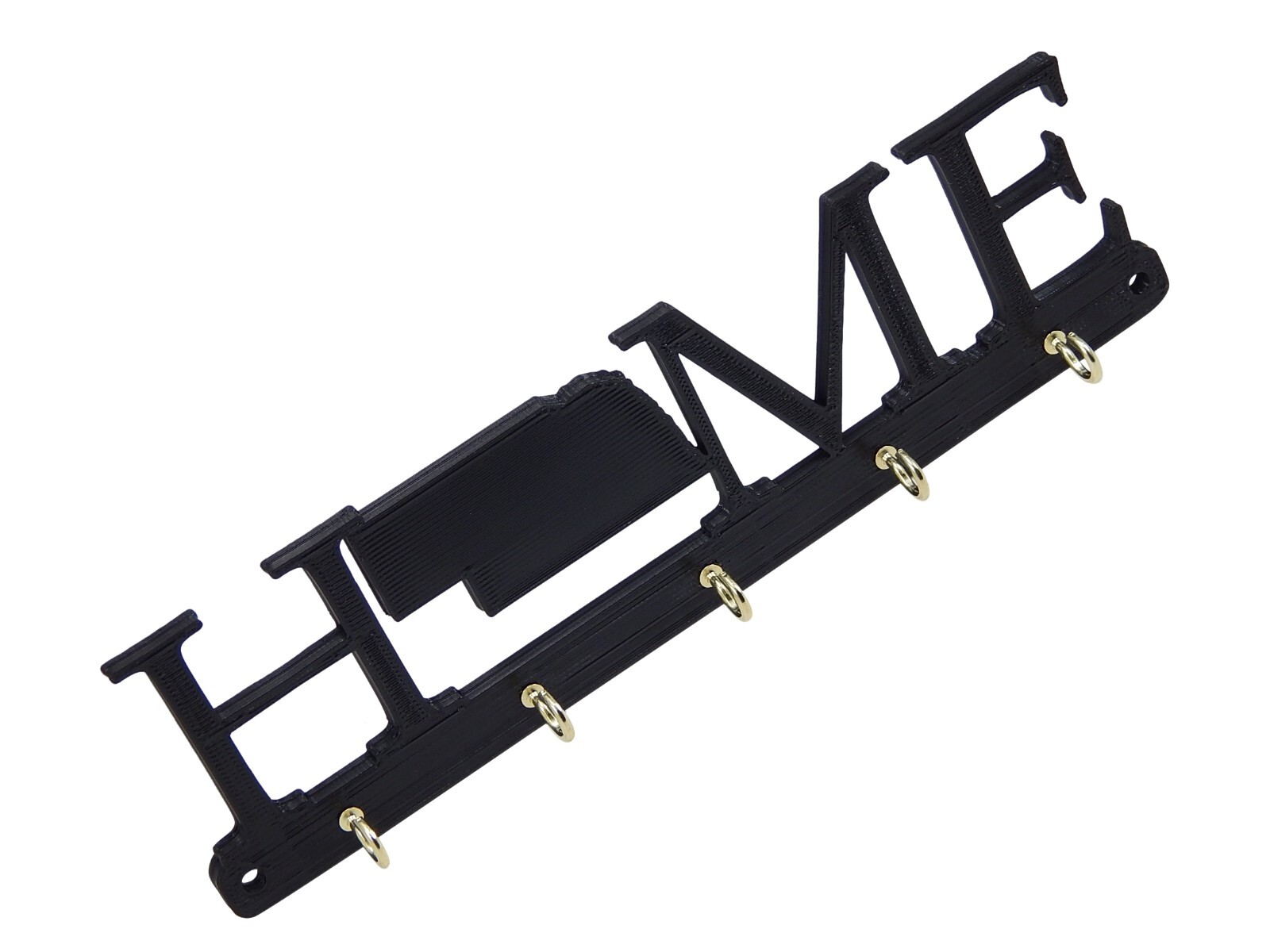 Nebraska Home State Shape Key Holder Hanger Rack Housewarming Gift Wall Decor