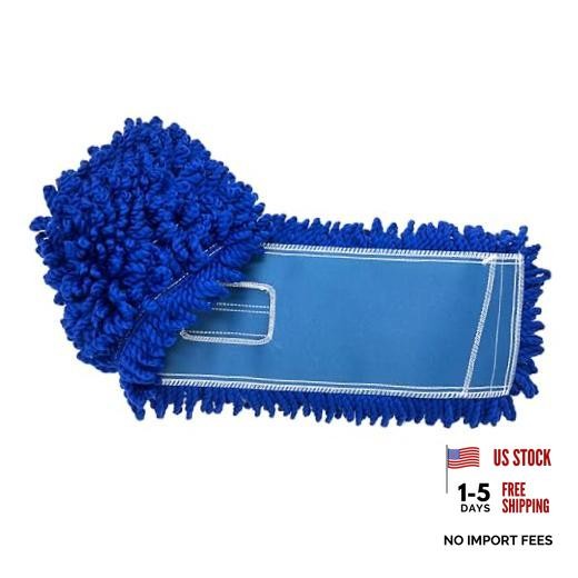 24 Inch Microfiber Dust Mop, Medium Washable Commercial, 1 Pack Blue – 24 Inch