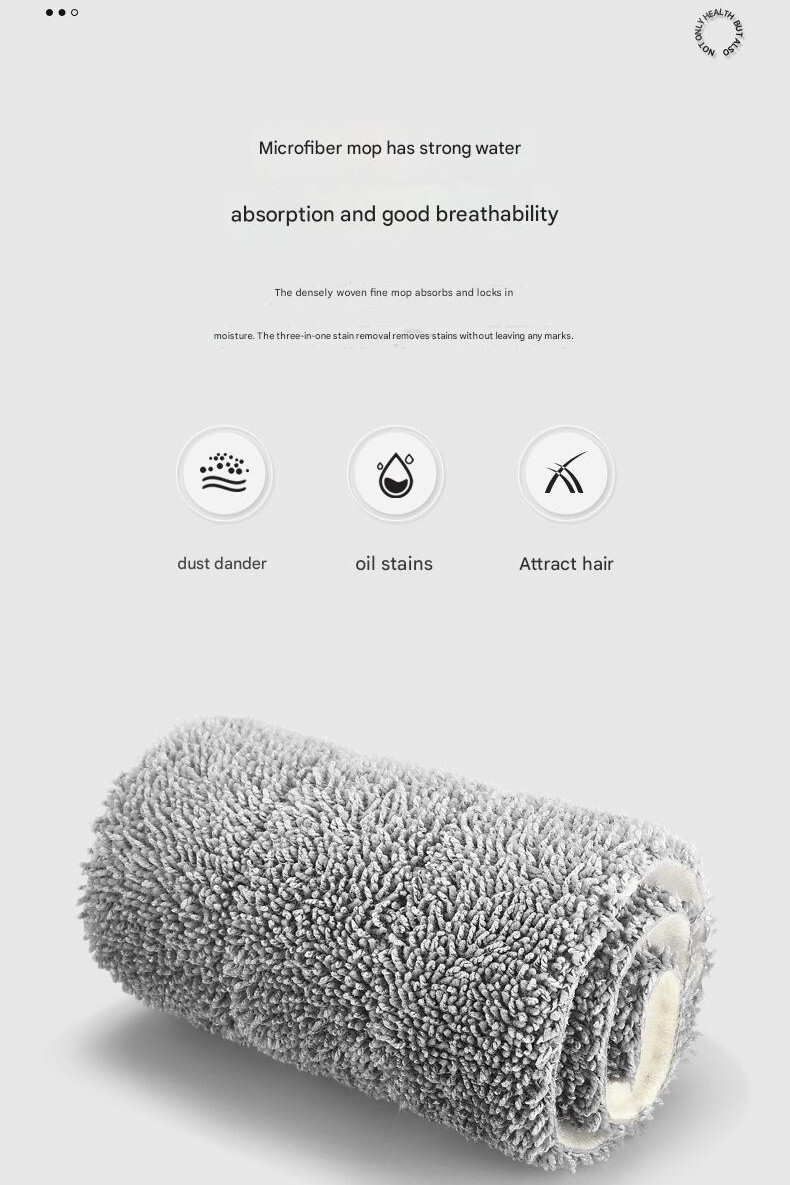 1/2Set Spray Mops for Floor Cleaning with 5 Washable Pads,Wet Dry Microfiber Mop