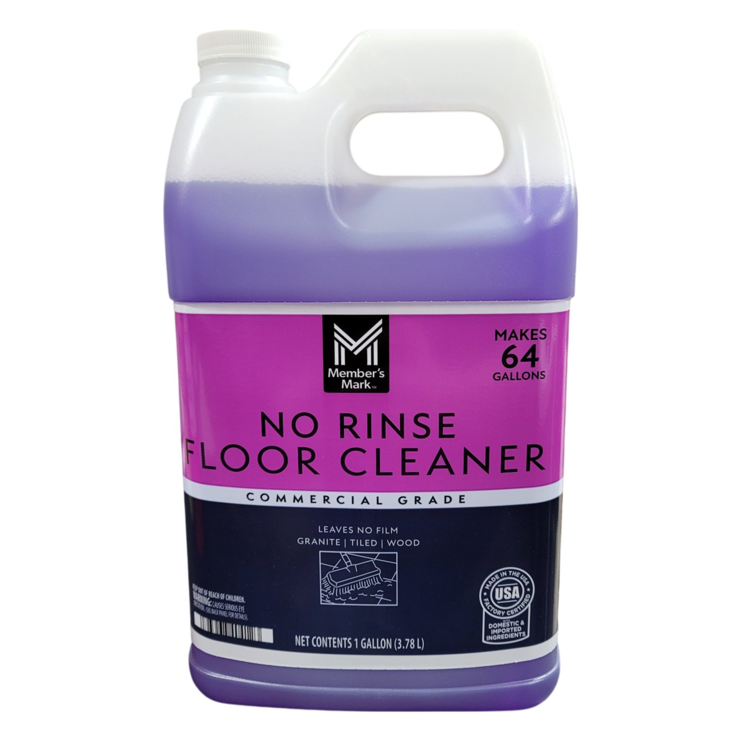 Member’s Mark Commercial Grade No Rinse Floor Cleaner, 1 Gallon