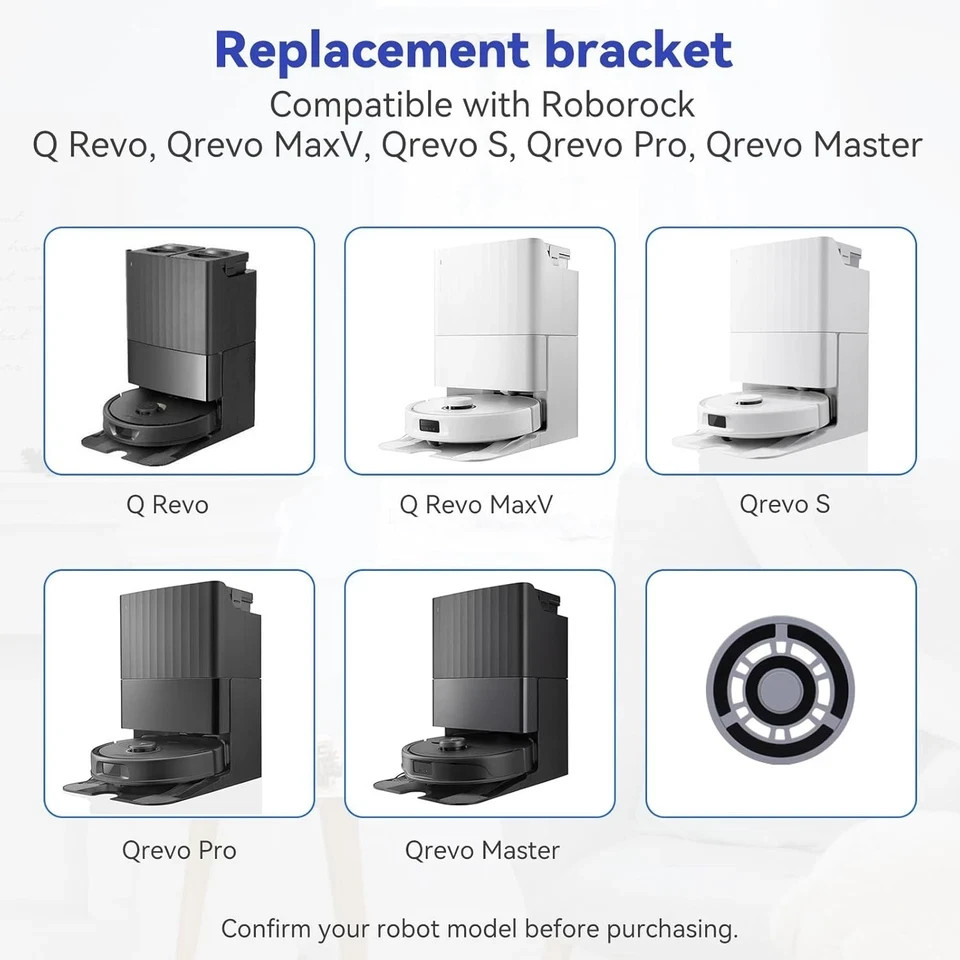 Mop Pad Plate Accessories for Roborock Q Revo Qrevo MaxV Qrevo S Qrevo Pro