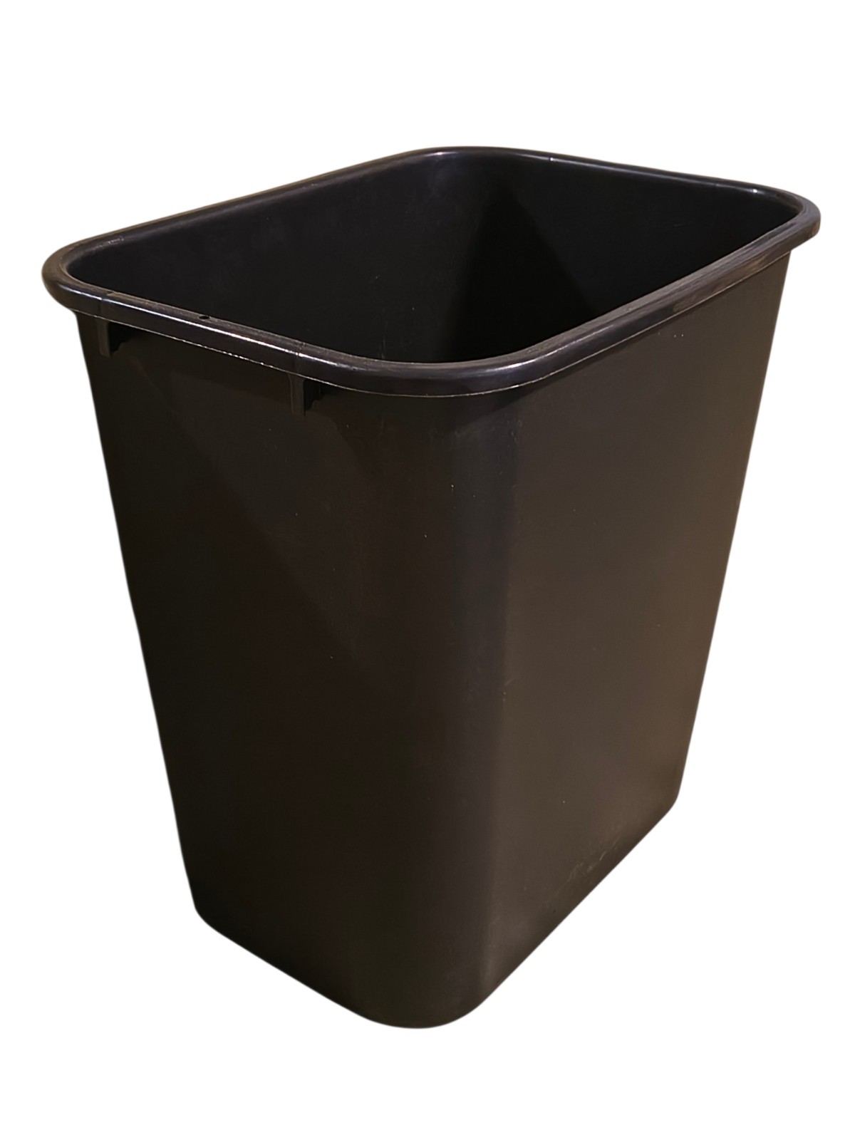 Space Saving Trash Wastebasket, Fits Under Desk and Small 7 Gallon / 28 Quart