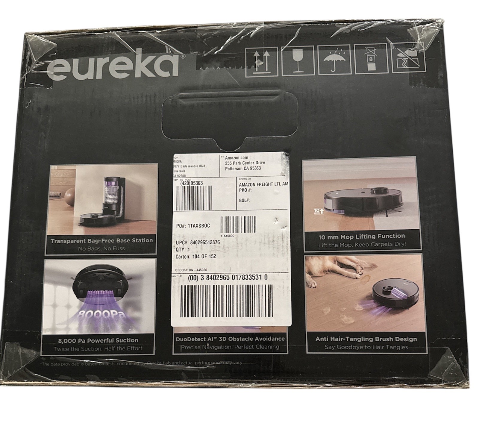 Eureka E20 Plus Robot Vacuum Cleaner Self Emptying Station Bagless Smart Robotic