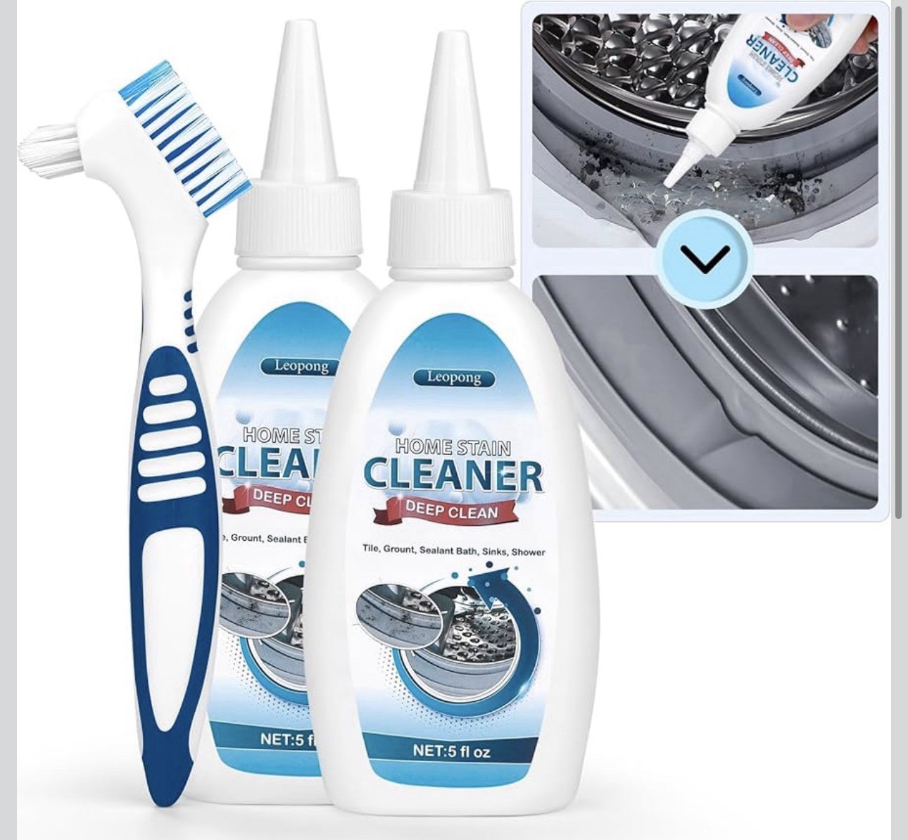 Home Cleaner Gel Effective Cleaner For Washing Machine Refrigerator Strips Grout